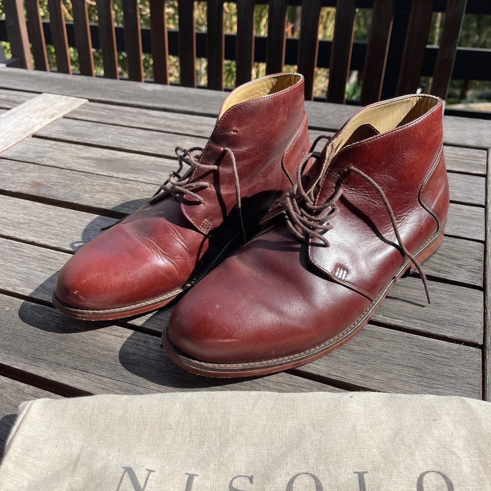 Nisolo Everyday Chukka Boots Brandy